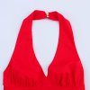 Fashionable slim fit hanging neck sleeveless corset style dress for women
