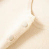 Round neck single breasted short sleeved dress with waist belt for women